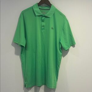 Under Armour Men's Vibrant Green Polo Shirt